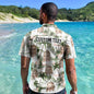 Personalised custom face Hawaiian shirt – men's all‑over print Aloha shirt with bold full‑photo face design on a lightweight polyester‑spandex blend