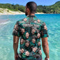 Personalised Face Hawaiian Shirt for men — custom all‑over‑print Aloha shirt displaying an uploaded face photo; lightweight breathable 95% polyester/5% spandex, regular fit