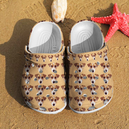 Personalised Funny Pet Face Clogs with custom name on the strap — rubber custom name slippers for pet lovers, unisex EU sizes, ideal personalised gift