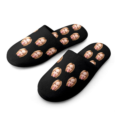 Close-up of waterproof TPR rubber sole with non-slip texture on personalised house shoes, floor-friendly for wooden and tiled floors