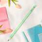 Children’s personalised pencil example with playful colours — custom name stationery for school enrolment and classroom use