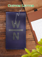 Scorecard holder with tees, marker and pencil — thoughtful personalised golf gift set