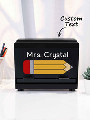 Personalized Pencil Dispenser with Name Pencil Cases Appreciation Gift for Teacher