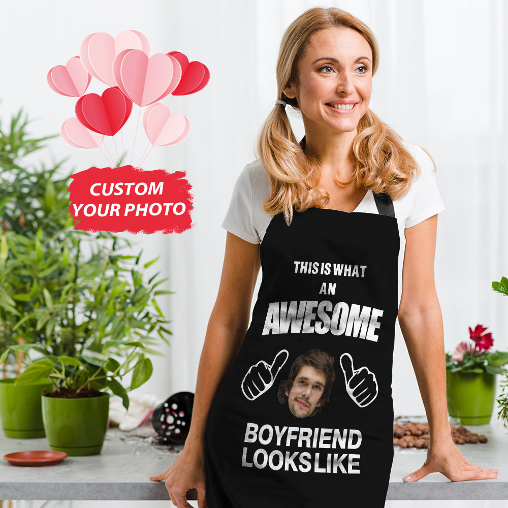 Personalised Face Apron | Custom Photo Apron for Kitchen & BBQ Gifts