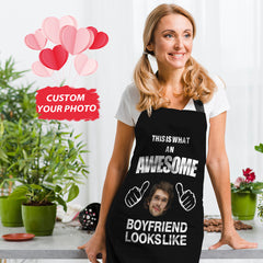 Personalised Face Apron | Custom Photo Apron for Kitchen & BBQ Gifts