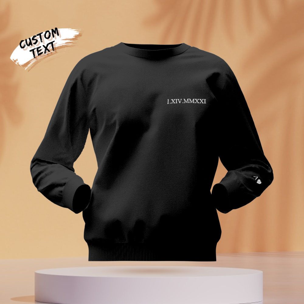 Back view of matching couple hoodie in neutral colour — simple round-neck design for couples and weddings
