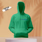 Front shot of personalised couples hoodie — custom Roman numerals embroidered, ideal for anniversaries