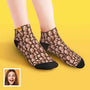 Custom Face Mash Low Cut Ankle Socks – Unique Personalized Gifts for Fun and Style