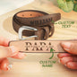 Colour options for personalised PU leather men's belt in classic tones with engraved name and alloy buckle — stylish gift choice