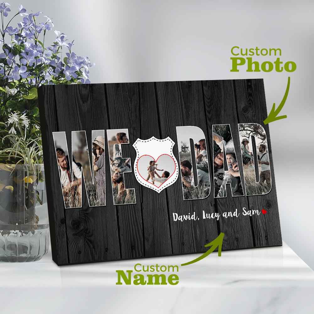 Custom Home Wall Decor Father's Day Gift For Father from My Dearest Dad Gift for Father's Day