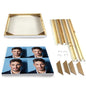 Example personalised funny expression canvas with playful smiling head and preserved body pose — perfect personalised gift