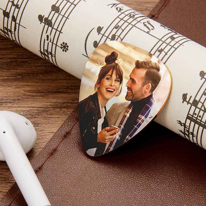 Custom Photo Guitar Picks Engraved Your Personalised Text
