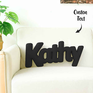 Custom Multi-Letter Pillow 2–5 Letters Shaped Pillow – Personalized Name Cushion Gift