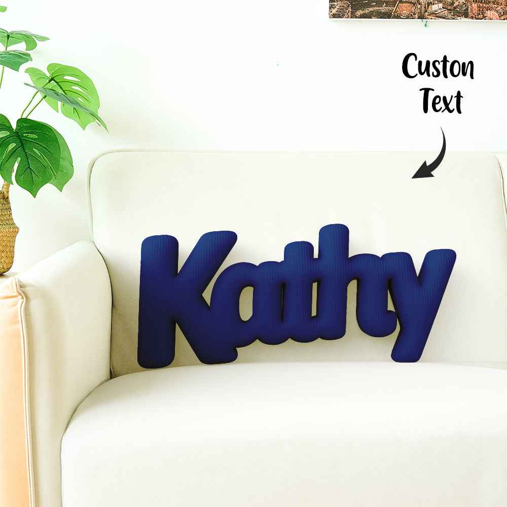Custom Multi-Letter Pillow 2–5 Letters Shaped Pillow – Personalized Name Cushion Gift