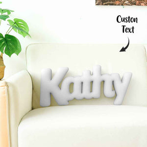Custom Multi-Letter Pillow 2–5 Letters Shaped Pillow – Personalized Name Cushion Gift