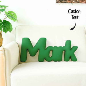 Custom Multi-Letter Pillow 2–5 Letters Shaped Pillow – Personalized Name Cushion Gift