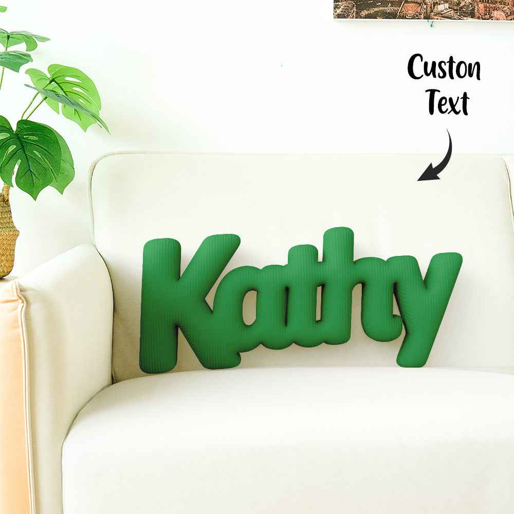 Custom Multi-Letter Pillow 2–5 Letters Shaped Pillow – Personalized Name Cushion Gift