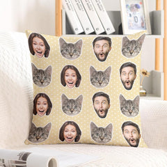 Custom Face Pillowcase - Personalised Photo Pillow Cover for Unique Home Decor