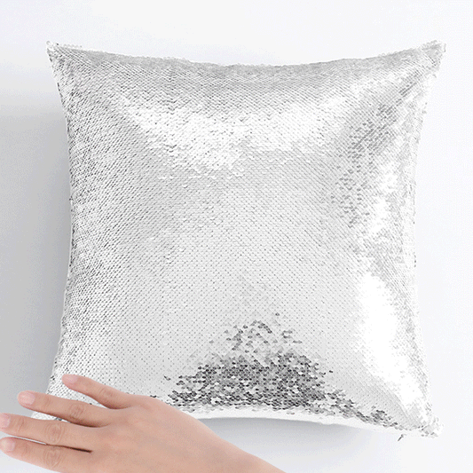 Custom Photo Magic Sequin Pillow Case - Personalised Gift with Reversible Design