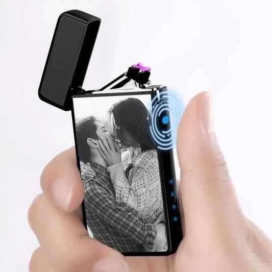 Personalised Lighter with a Photo - Engraved Custom Gift for Him or Her