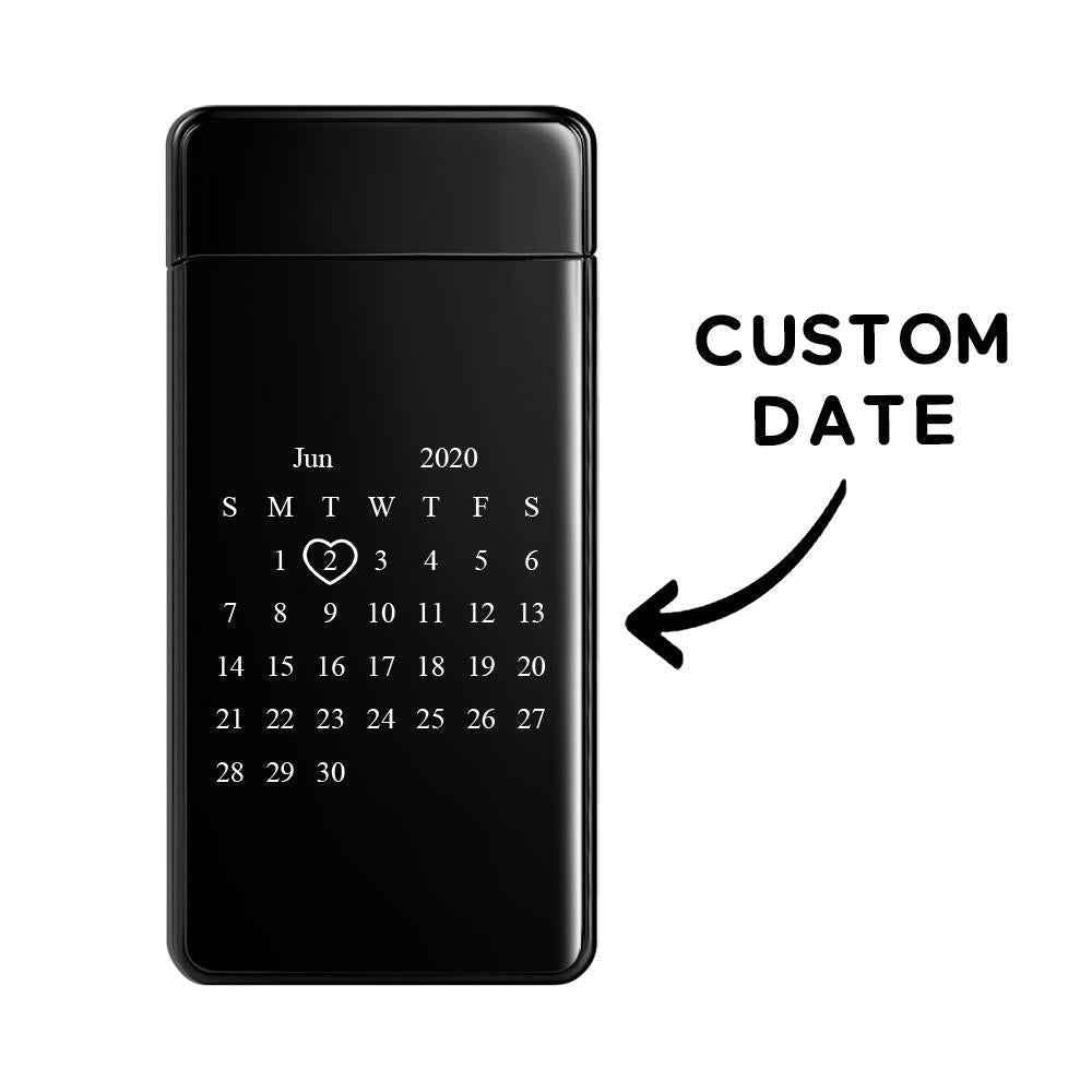 Photo Lighter Custom Photo and Calendar Lighter for Valentine's Gift