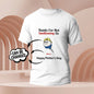 Selection of personalised engraved t-shirt colour and size options displayed — customise your tadpole t-shirt for a unique gift for Mum