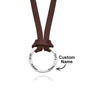 Full Length View of the Necklace Showing Chain and Pendant