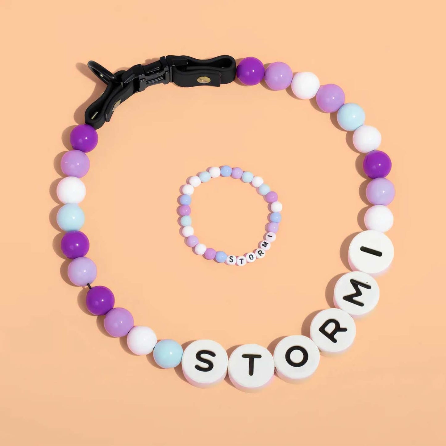 Personalised Pet Name Necklace with Free Matching Bracelet