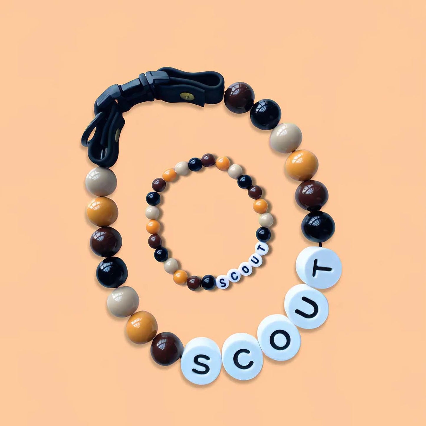 Personalised Pet Name Necklace with Free Matching Bracelet