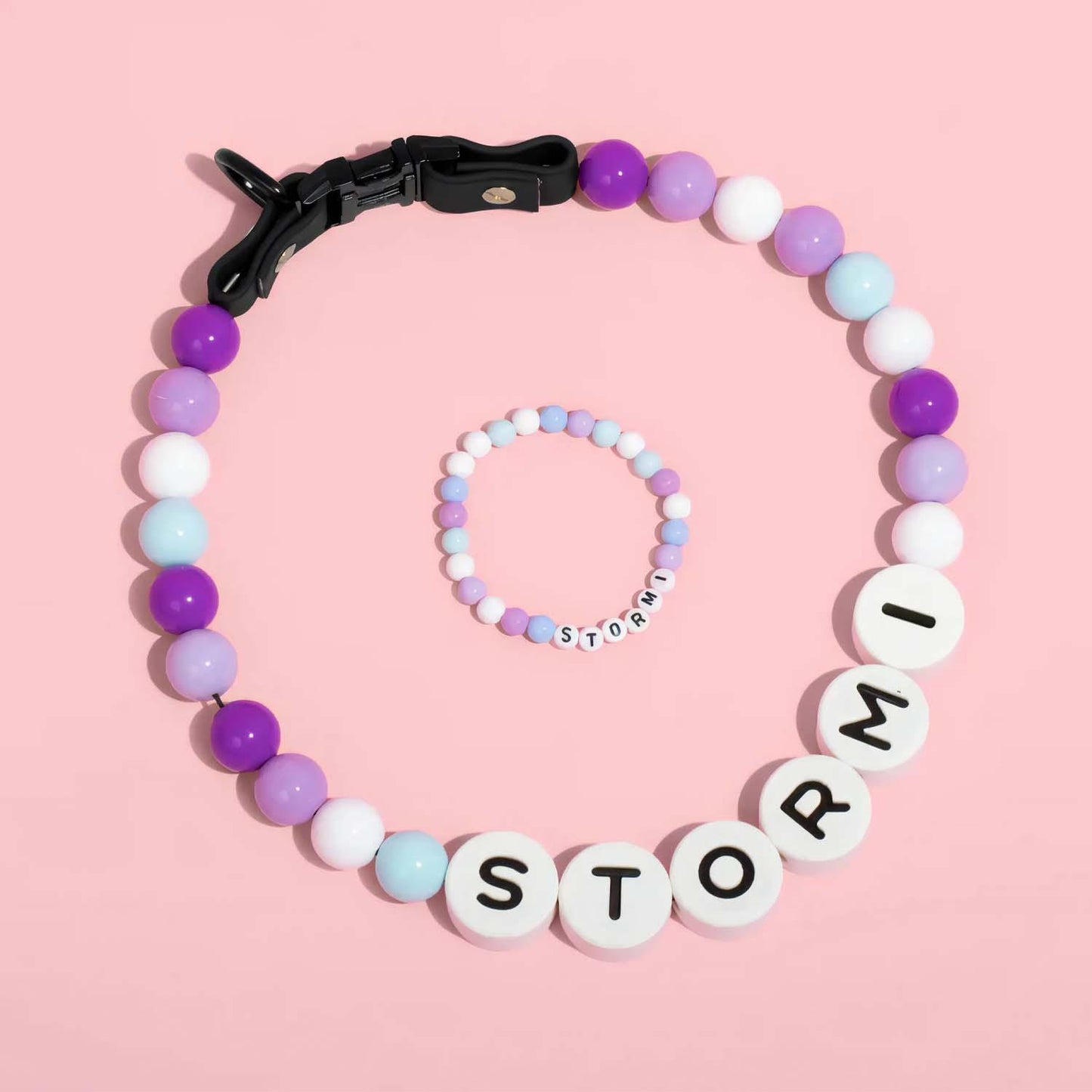 Personalised Pet Name Necklace with Free Matching Bracelet