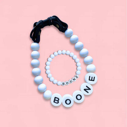 Personalised Pet Name Necklace with Free Matching Bracelet