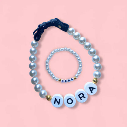 Personalised Pet Name Necklace with Free Matching Bracelet