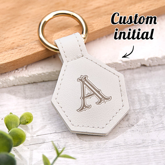 Personalised PU leather magnetic hat clip on white background — stylish travel accessory and hat holder, perfect gift for her
