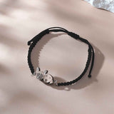 Personalized Pet Portrait Adjustable Braided Bracelet Birthday Gift for Pet Lover