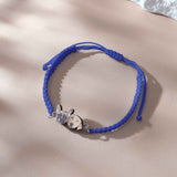 Personalized Pet Portrait Adjustable Braided Bracelet Birthday Gift for Pet Lover
