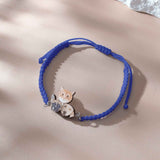 Personalized Pet Portrait Adjustable Braided Bracelet Birthday Gift for Pet Lover