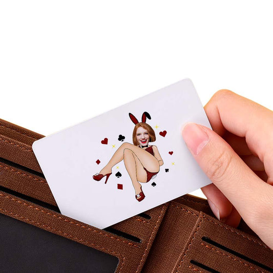 AR Cards — Virtual Reality 3D Bunny Girl Animation Gift