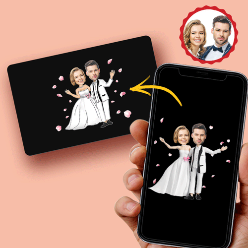 Scannable AR 3D Animation Card — We Got Married Virtual Reality Gift