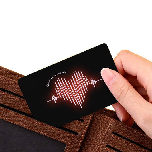 Scannable AR VR 3D Card — Heart Wave Animation