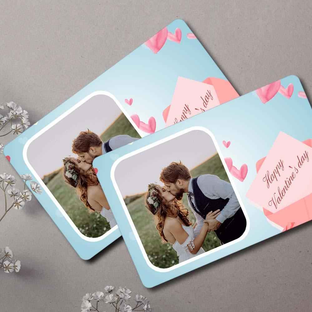 Custom Photo Wallet Insert Happy Valentine's Day Card