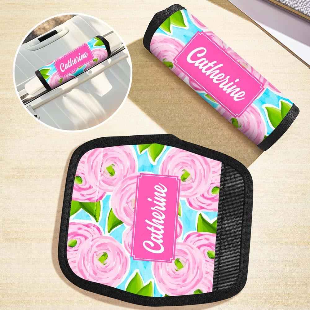 Personalized Vacation Element Luggage Handle Wraps Travel Accessories Gift for Travel Lovers