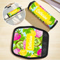 Personalised handle wrap wrapped around a suitcase handle showing custom photo option — unique travel gift for travel lovers