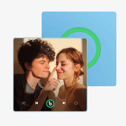 FridgeBeats Framed Custom Music Fridge Magnet New 4.0 Upgrade Custom Music And Photo Fridge Magnet Supports Bluetooth Connectivity