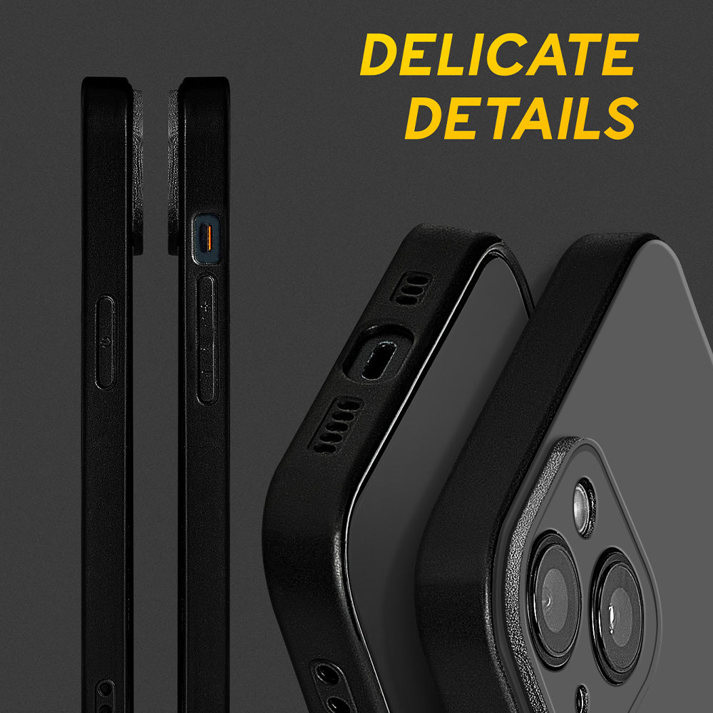Side view of Trump commemorative TPU case, highlighting snug fit and raised edge protection.