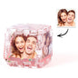 Personalised Magic Quicksand Photo Cube Keychain – Custom Photo Liquid Sand Keepsake