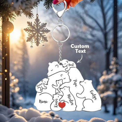 Side profile showing thickness and durable stainless steel construction of engraved keyring