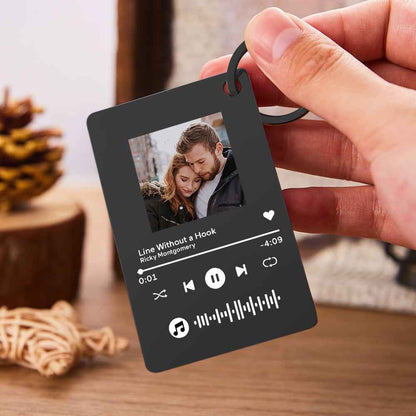 Custom Photo Scannable Code Music Plaque Valentine's Day Gifts
