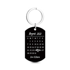 Father's Day Gifts Custom Keychain Photo Calendar Keychain Tag Keychain Personal custom gift