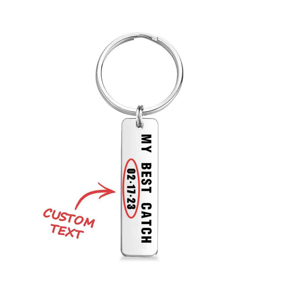 Custom Photo Keychain Custom Name Keychain for Husband Anniversary Gift