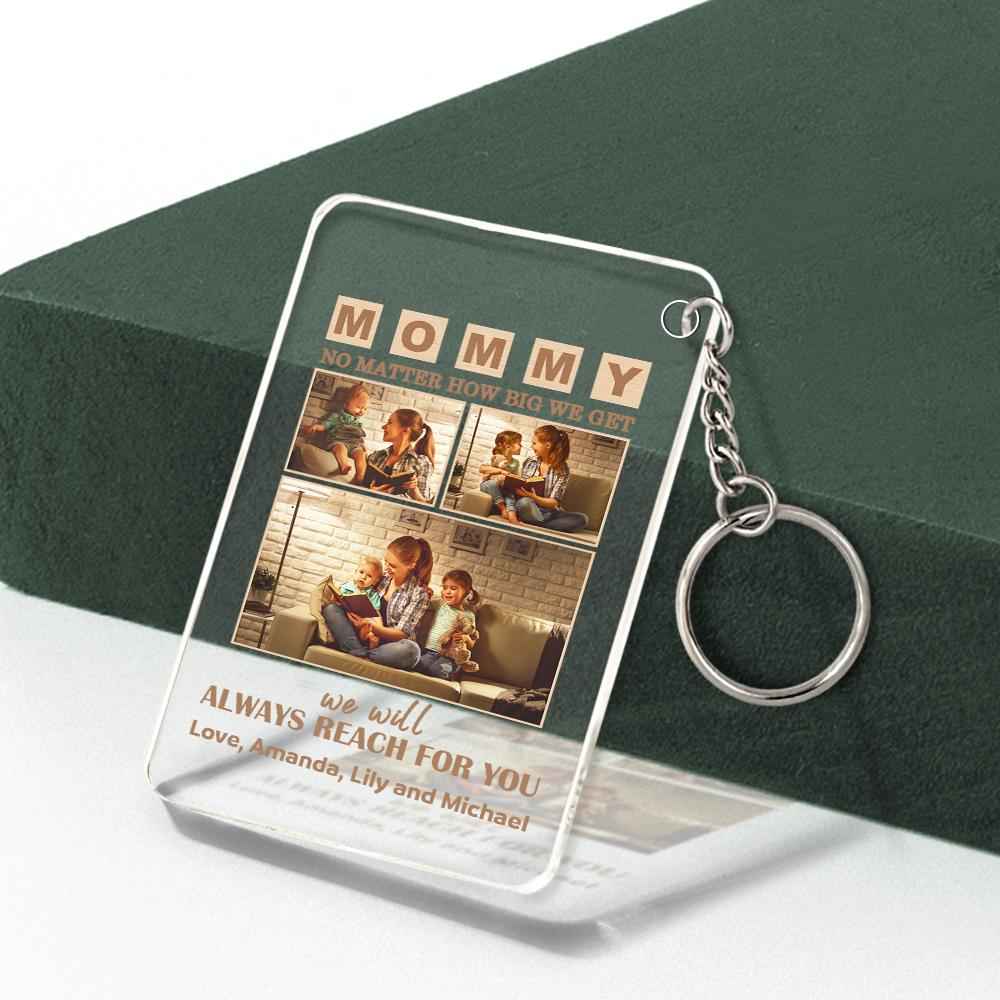 Mother's Day Gift Custom Photo Keychian/Plaque/Night Light For Mom